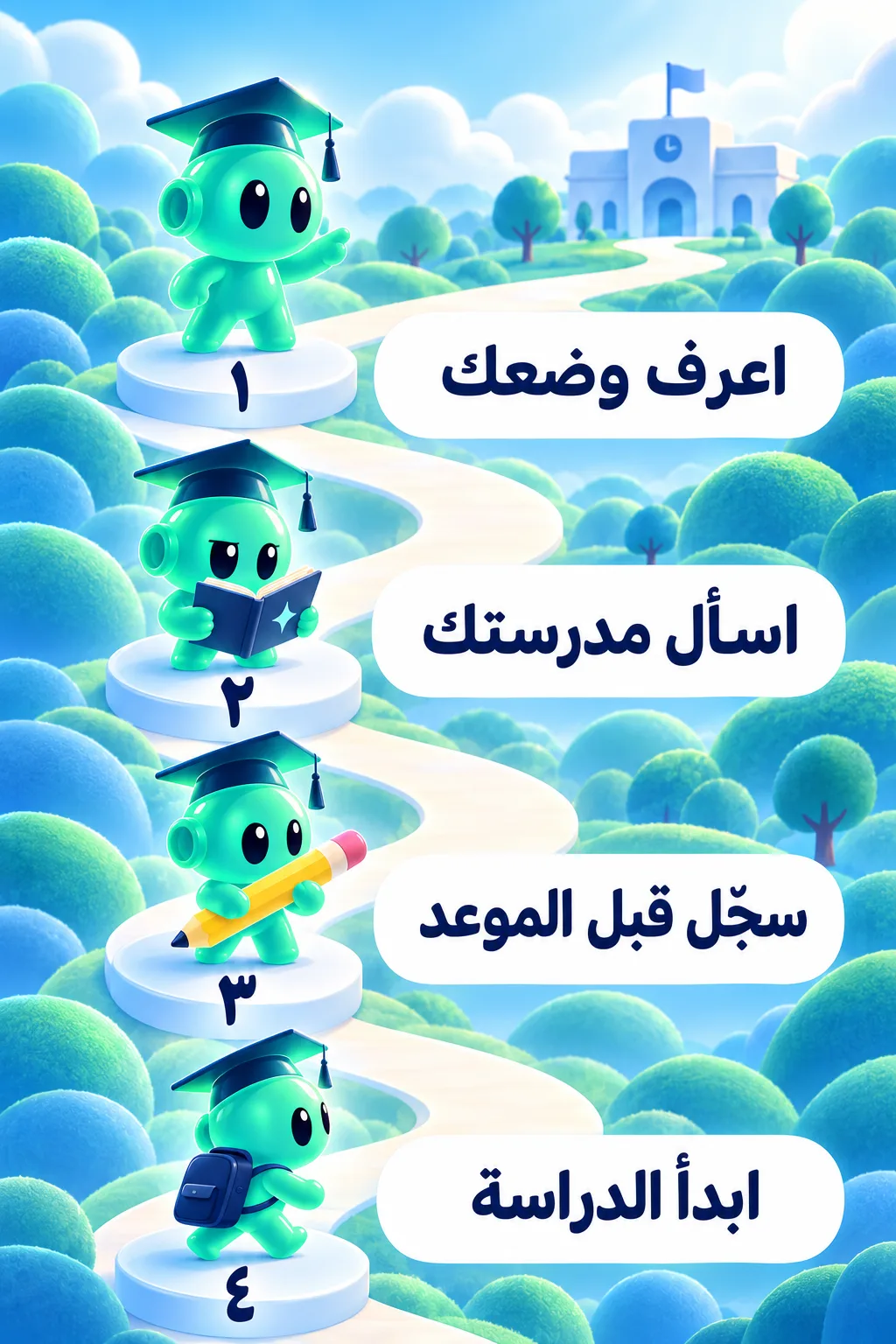 أربع خطوات لطالب BTEC قبل ما يسكّر تسجيل التكميلي