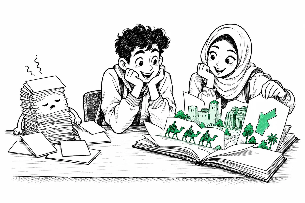 قائمة تنام عليها، أم قصة تنفتح أمامك؟