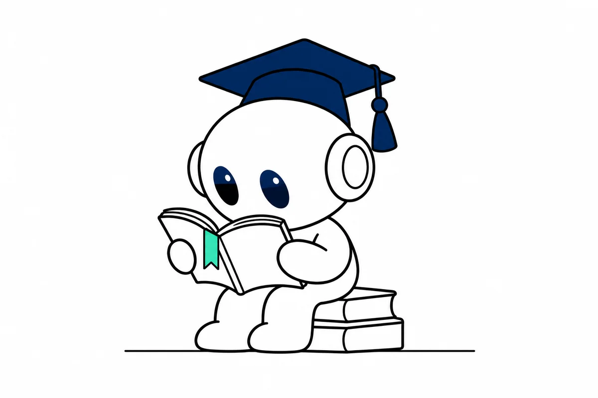زكي يقرأ كتاباً مفتوحاً جالساً على كومة كتب