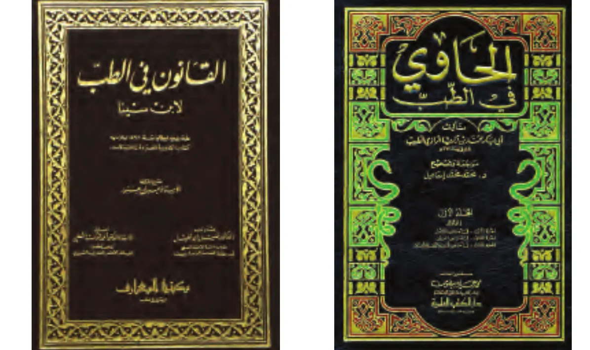 كتاب القانون في الطب، وكتاب الحاوي في الطب