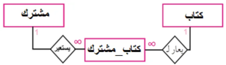 تحليل الرابطة بين الكتاب والمشترك
