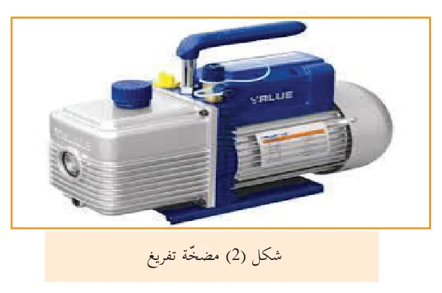 شكل (2) مضخة تفريغ