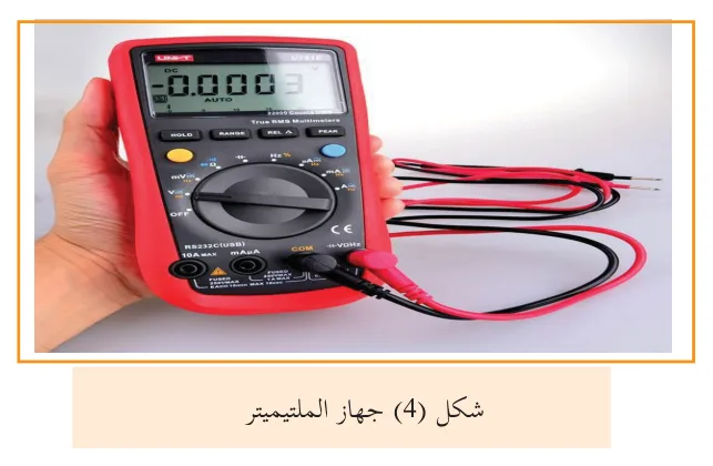 شكل (4) جهاز الملتيميتر