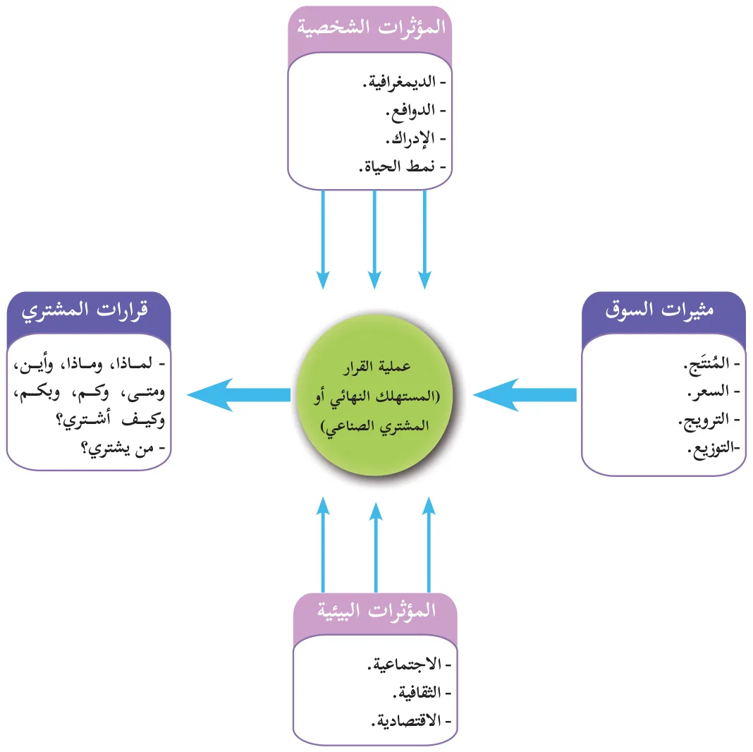 شكل (١): سلوك المستهلك كنظام.
