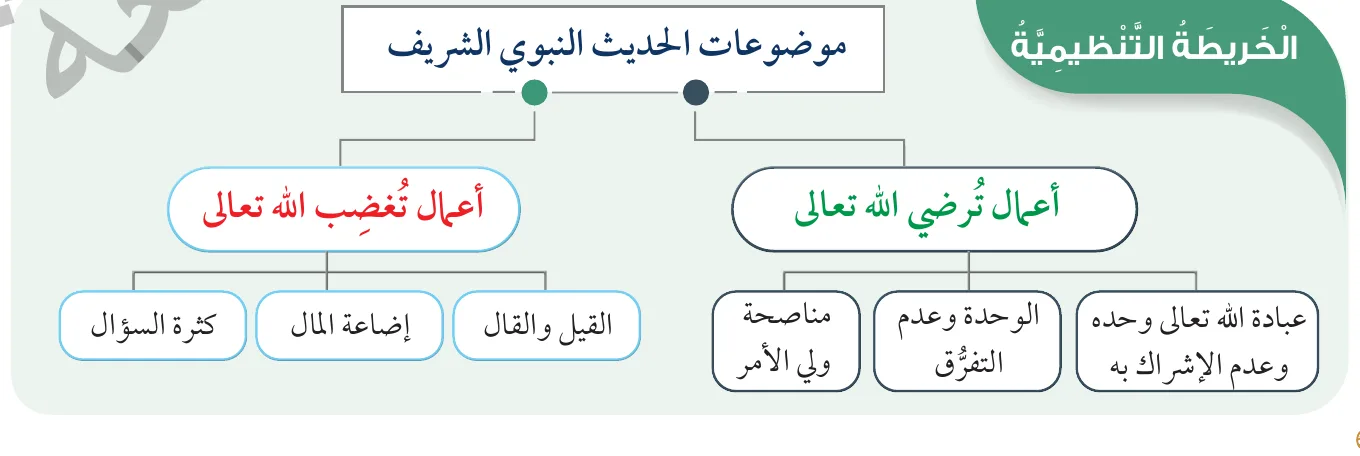 الخريطة التنظيمية
