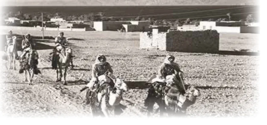 الصورة (17): أفراد من قوّة البادية في نهاية الثلاثينيات من القرن الماضي
