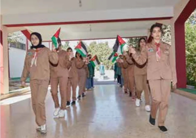 الصورة (2): الكشافة المدرسية حديثًا.