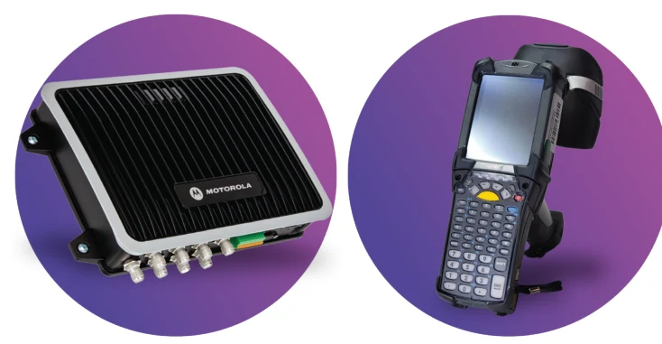 الشكل (1-3): قارئ رقاقات (RFID) (RFID Reader) المُتحرِّك والثابت.