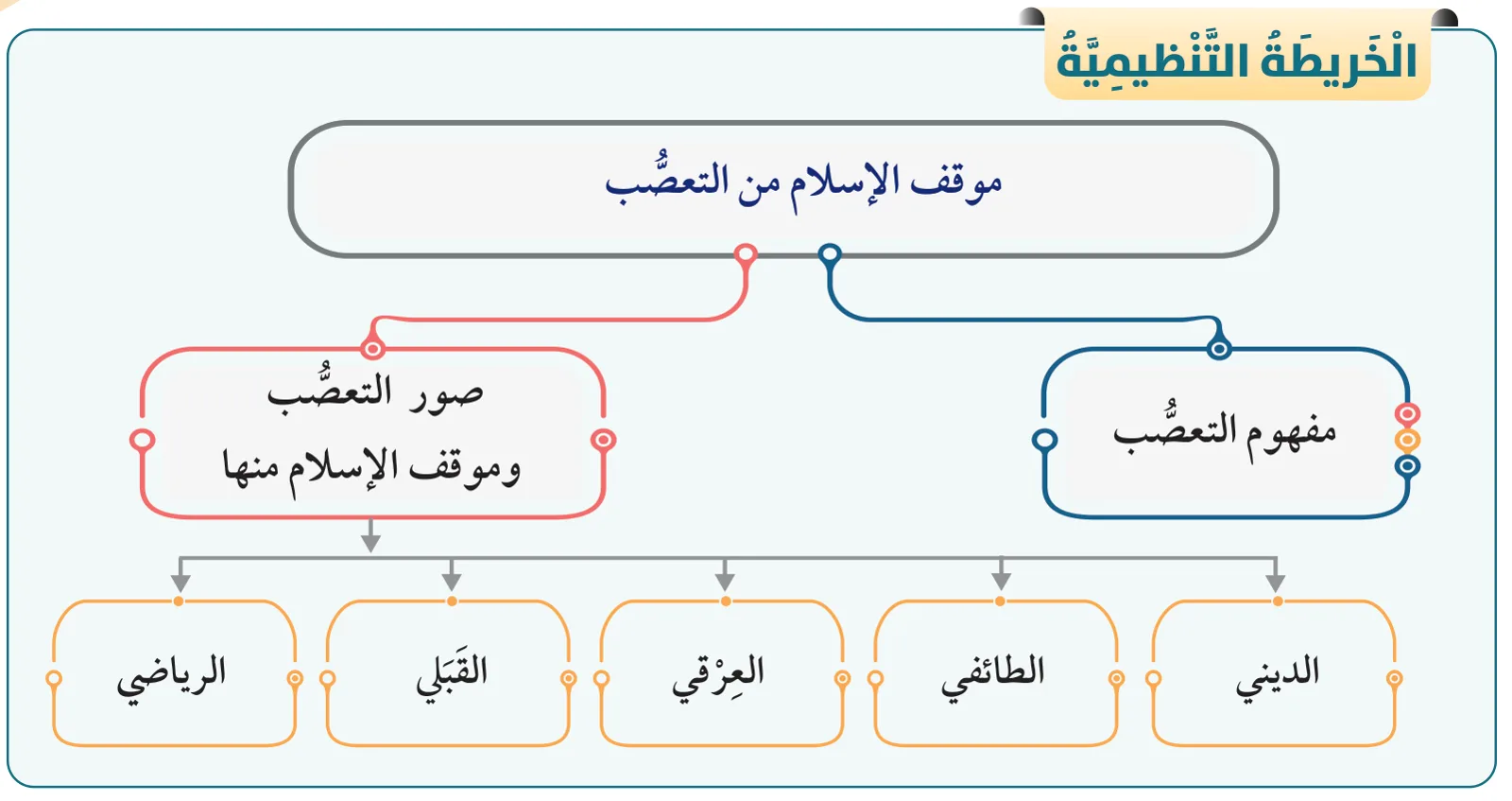 الْخَريطَةُ التَّنْظيميَّةُ