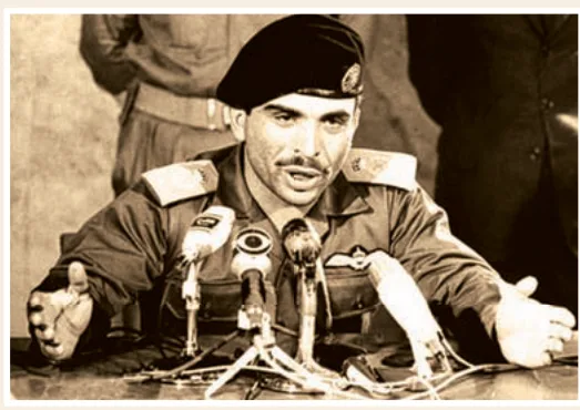 الشكل (٦-٣): الملك الحسين بن طلال.