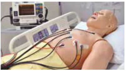 جهاز تخطيط القلب الكهربائي (ECG).