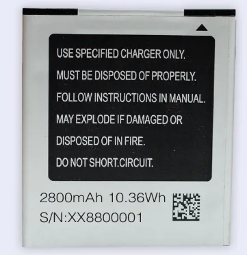 بطارية هاتف (2800 mAh).